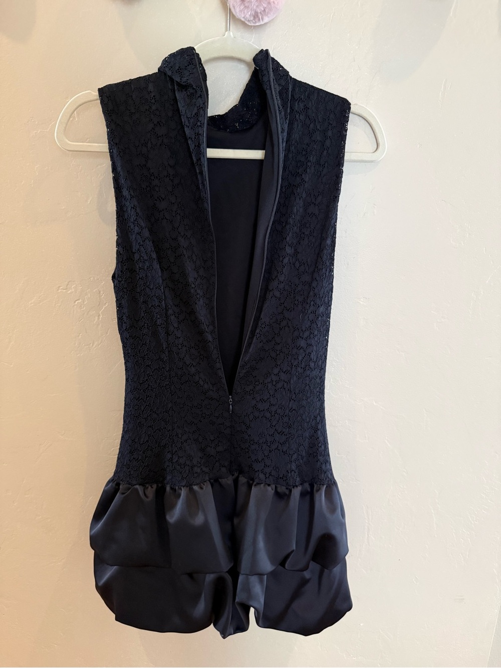 Zara Black Lace Sleeveless Dress - Picture 3 of 5
